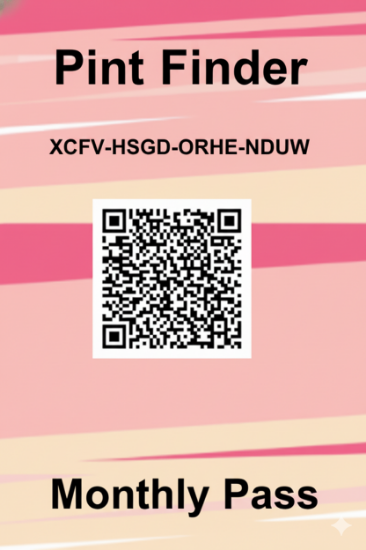 Picture of Pub Pass (£3.99/month)